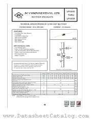 UF5404 datasheet pdf DC Components