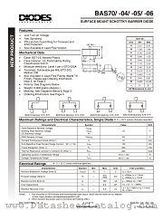 BAS70-06 datasheet pdf Diodes