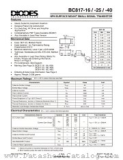 BC817-40 datasheet pdf Diodes