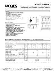 B550C datasheet pdf Diodes