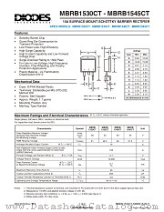 MBRB1530CT datasheet pdf Diodes
