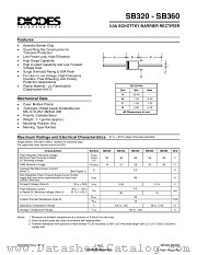 SB350 datasheet pdf Diodes