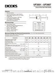 UF3007 datasheet pdf Diodes