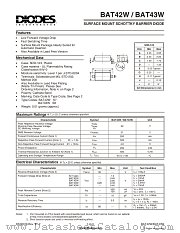 BAT42W datasheet pdf Diodes