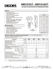 MBR1090CT datasheet pdf Diodes