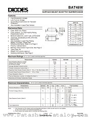 BAT46W datasheet pdf Diodes