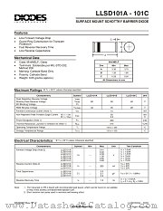 LLSD101C datasheet pdf Diodes