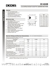 B140HB datasheet pdf Diodes