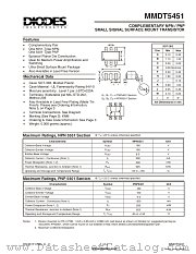 MMDT5451 datasheet pdf Diodes