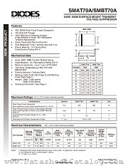 SMAT70A datasheet pdf Diodes
