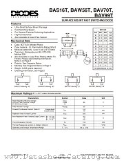 BAV70T datasheet pdf Diodes