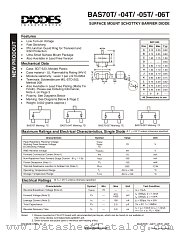 BAS70-05T datasheet pdf Diodes