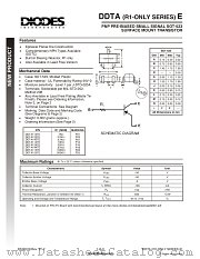 DDTA124TE datasheet pdf Diodes