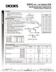 DDTC115ECA datasheet pdf Diodes