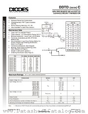 DDTD114GC datasheet pdf Diodes