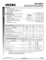 1N4148WT datasheet pdf Diodes