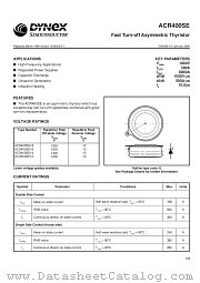 ACR400SE14 datasheet pdf Dynex Semiconductor