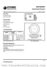 DCR1594SW23 datasheet pdf Dynex Semiconductor
