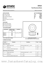 DF65430 datasheet pdf Dynex Semiconductor