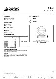 DNB6540 datasheet pdf Dynex Semiconductor