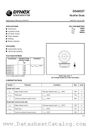 DS402ST10 datasheet pdf Dynex Semiconductor