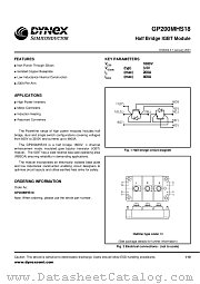 GP200MHS18 datasheet pdf Dynex Semiconductor