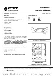 GP800DDS18 datasheet pdf Dynex Semiconductor
