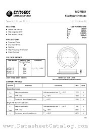 MDFB5120 datasheet pdf Dynex Semiconductor