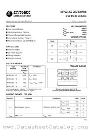 MP02XX280 datasheet pdf Dynex Semiconductor
