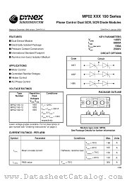 MP02XXX190 datasheet pdf Dynex Semiconductor