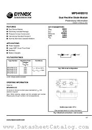 MP04HB910-24 datasheet pdf Dynex Semiconductor