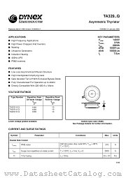 TA32910Q datasheet pdf Dynex Semiconductor