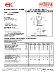 AB250-C1000G datasheet pdf EIC discrete Semiconductors
