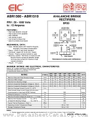 ABR1504 datasheet pdf EIC discrete Semiconductors