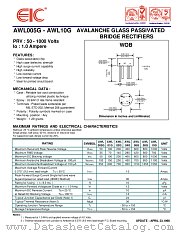 AWL10G datasheet pdf EIC discrete Semiconductors