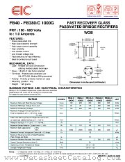 FB125-C1000G datasheet pdf EIC discrete Semiconductors