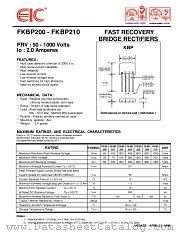 FKBP204 datasheet pdf EIC discrete Semiconductors