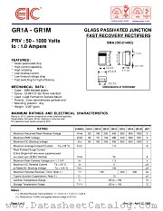 GR1A datasheet pdf EIC discrete Semiconductors