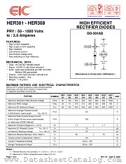 HER307 datasheet pdf EIC discrete Semiconductors