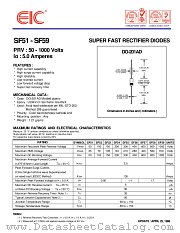 SF58 datasheet pdf EIC discrete Semiconductors