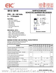SK1B datasheet pdf EIC discrete Semiconductors