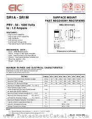 SR1J datasheet pdf EIC discrete Semiconductors