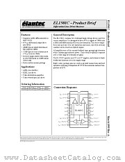 EL1501CM datasheet pdf Elantec Semiconductor
