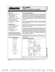 EL2009C datasheet pdf Elantec Semiconductor