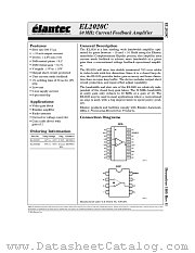 EL2020CM datasheet pdf Elantec Semiconductor