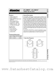 EL2003CM datasheet pdf Elantec Semiconductor