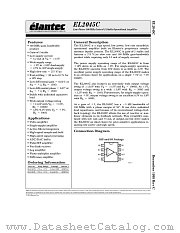 EL2045C datasheet pdf Elantec Semiconductor