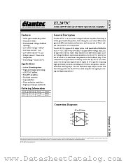 EL2075C datasheet pdf Elantec Semiconductor
