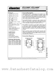 EL2260C datasheet pdf Elantec Semiconductor