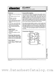 EL4093CN datasheet pdf Elantec Semiconductor